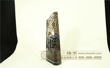 金至尊水晶奖杯【水晶奖杯定制】