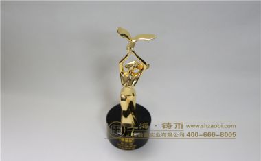 佰汇康杰出贡献奖水晶奖杯【水晶奖杯定制】