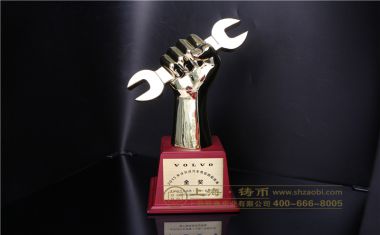 汽车修理售后贡献奖杯【树脂奖杯定制】